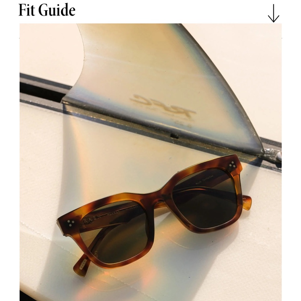RAEN Tortoiseshell Sunglasses with Dark Lenses